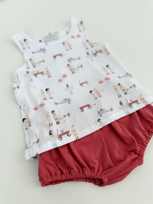 All American Boy Diaper Set