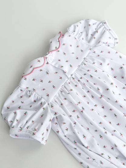Rosebud Scallop Collar Bubble