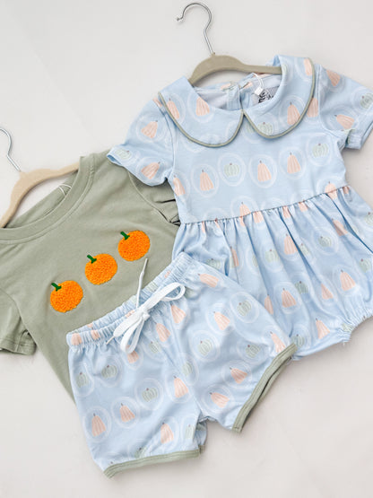 Blue Pumpkin Patch Bubble