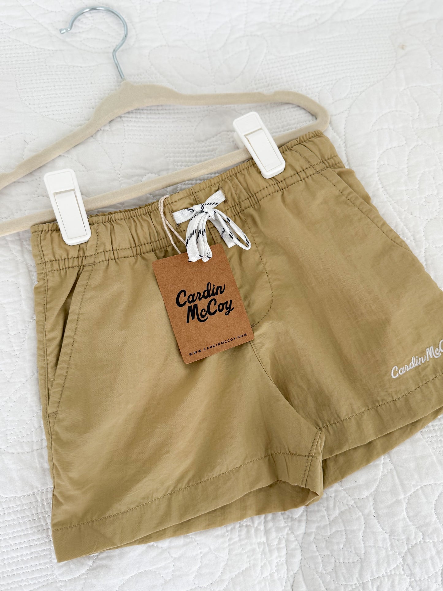 Kids' Khaki Performance Shorts