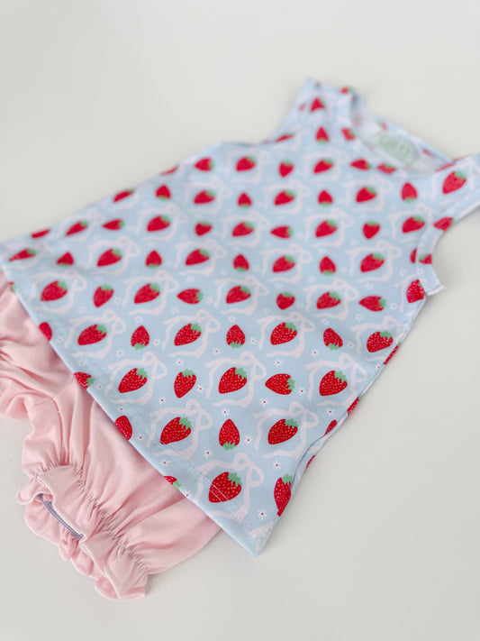 Strawberry Field Bloomer Short Set