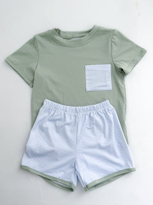 Porter Gingham Short Set