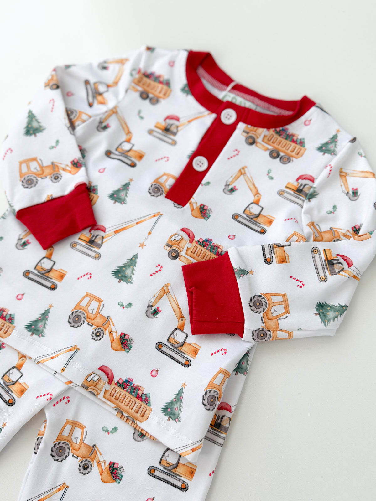 North Pole Construction Crew Pajama Set