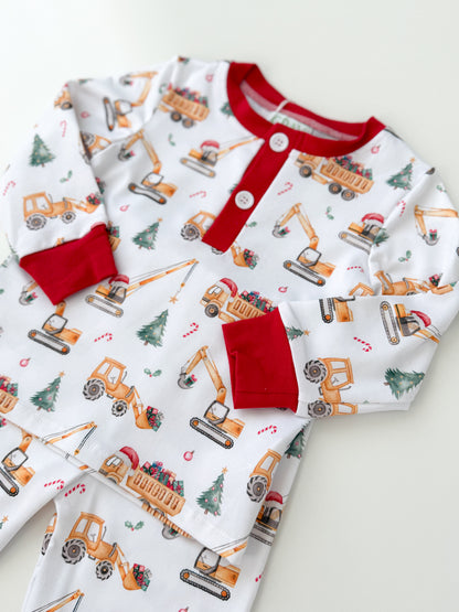 North Pole Construction Crew Pajama Set
