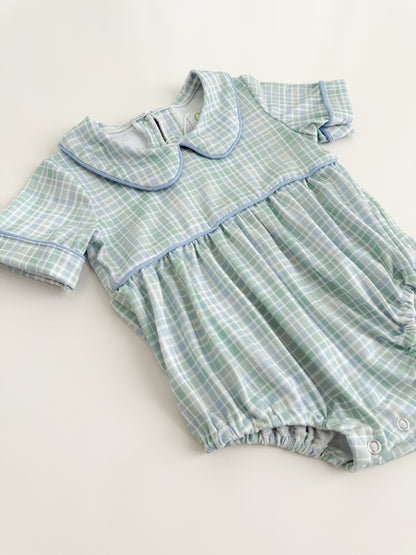 Lincoln Plaid Boys Bubble