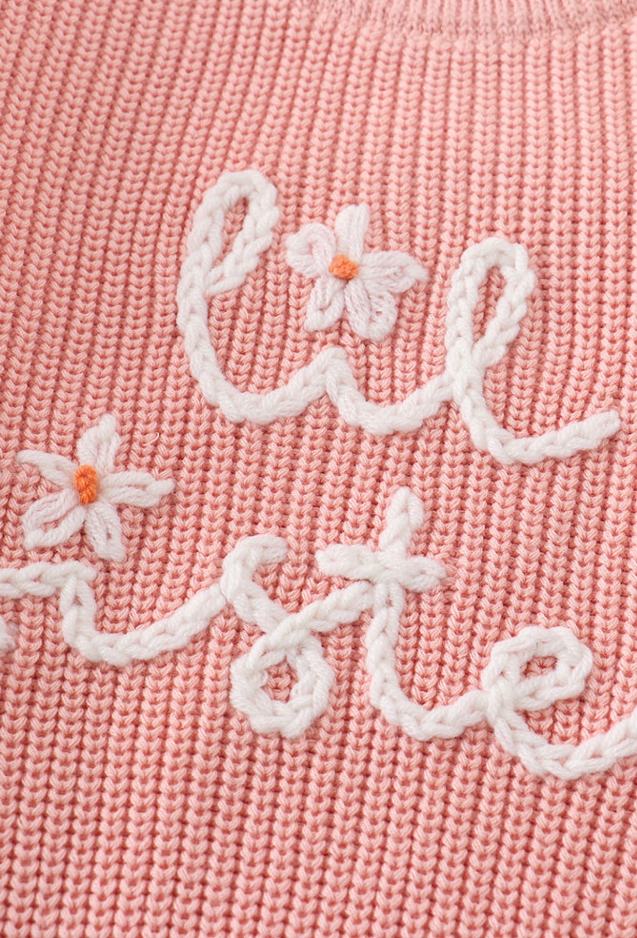 Little Sister Embroidered Sweater