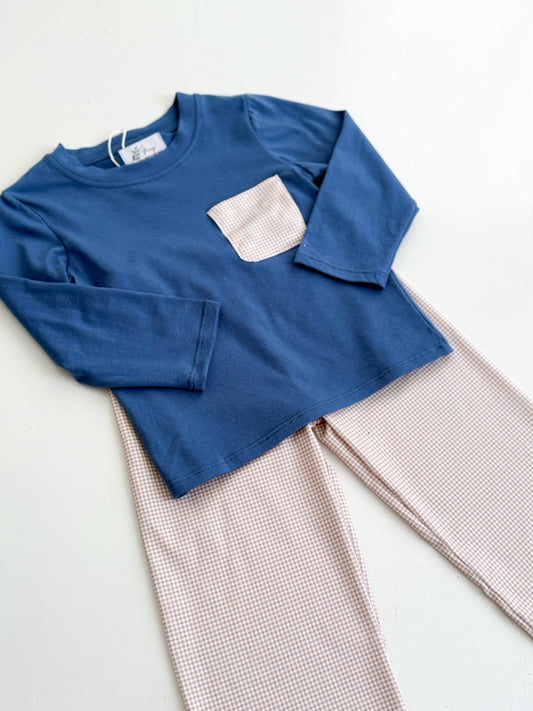 Tommy Gingham Boy Set