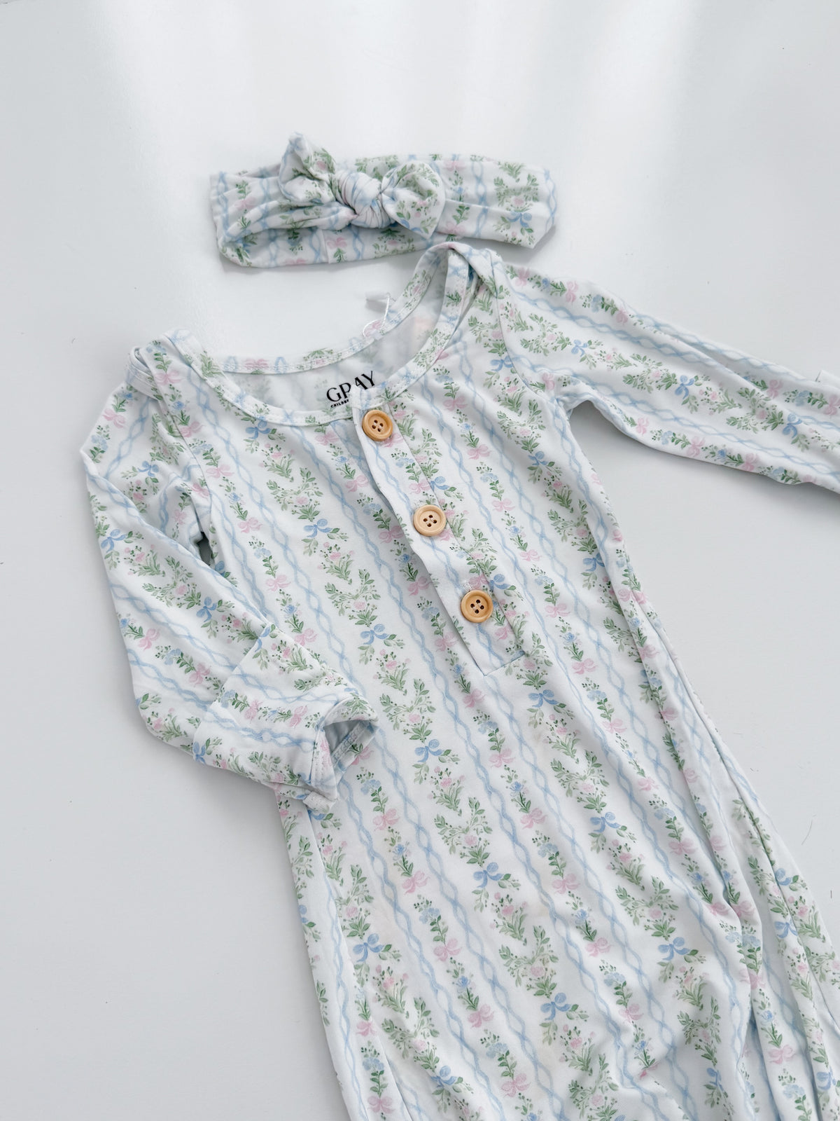 Marlowe Floral Knotted Gown Set