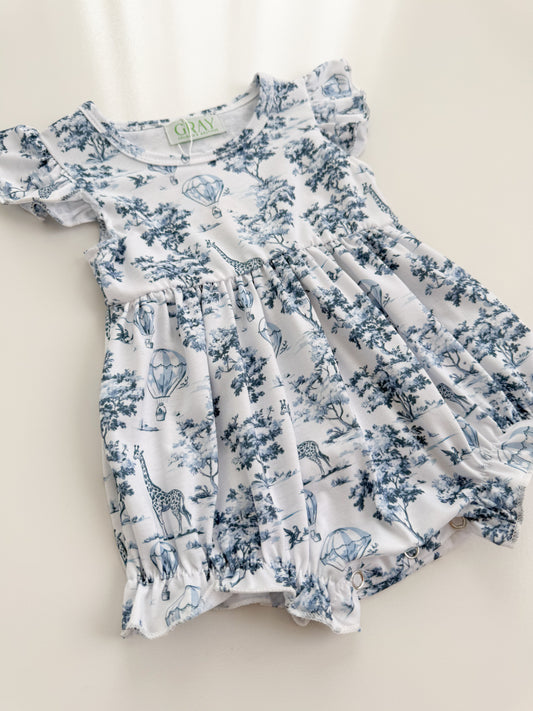 Safari Toile Girls Bubble