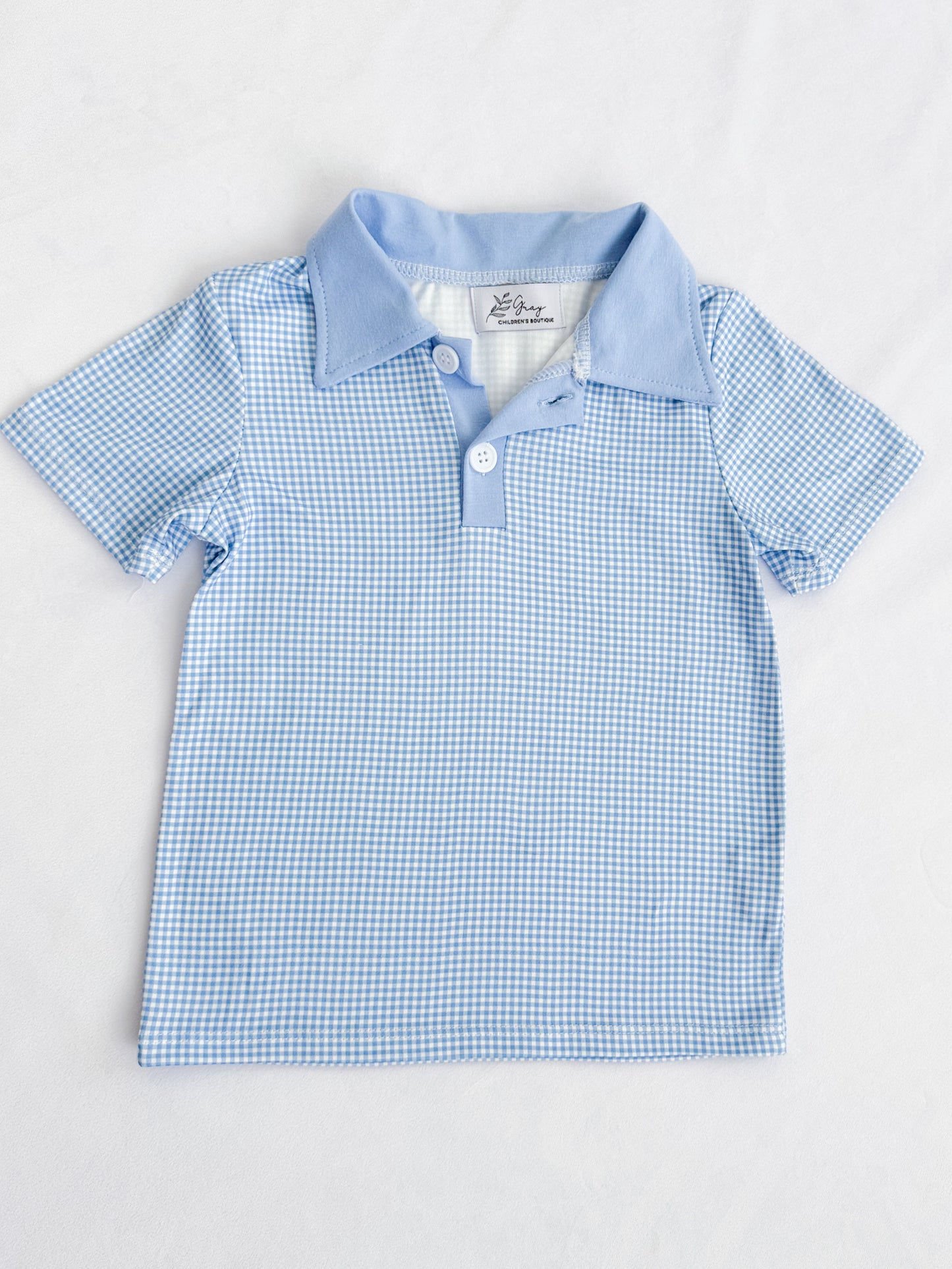 Peter Gingham Polo