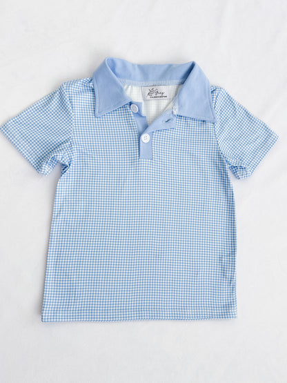 Peter Gingham Polo