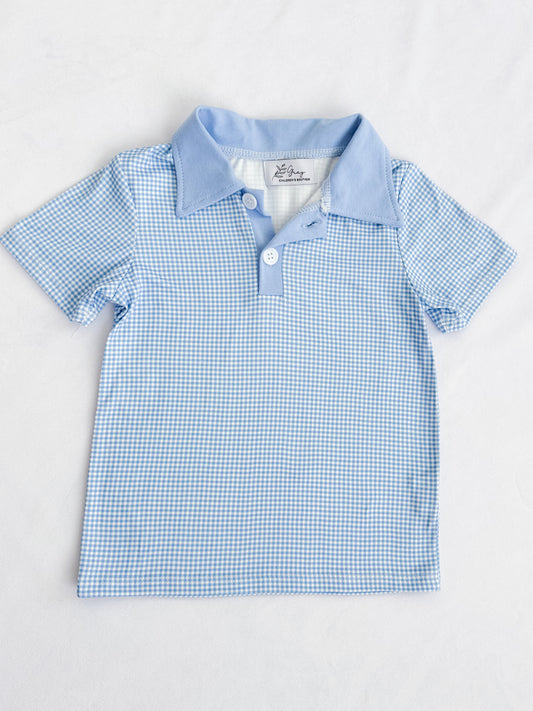 Peter Gingham Polo