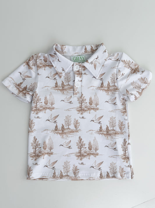 Mallard Toile Polo