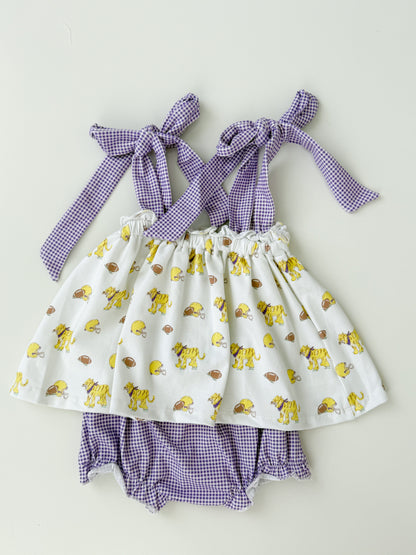 Gameday + Gingham Bloomer Set