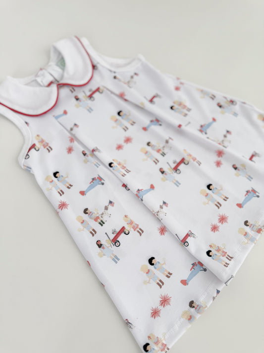 All American Girl Pleated Dress