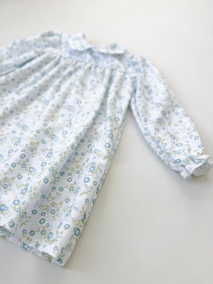 Eldey Floral Scalloped Collar Dress