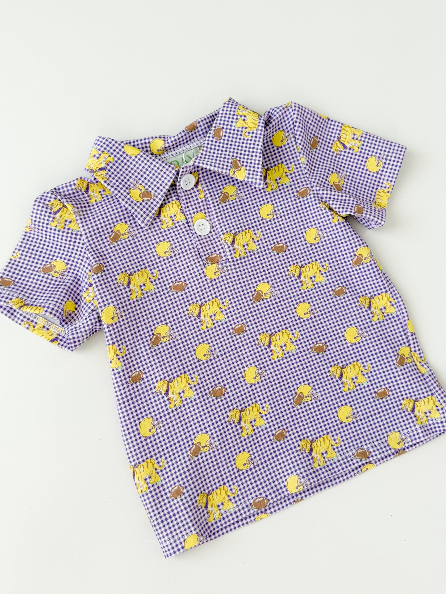 Gameday Gingham Polo