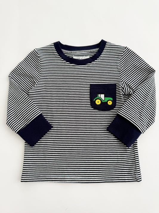 Tractor Pocket Striped Tee