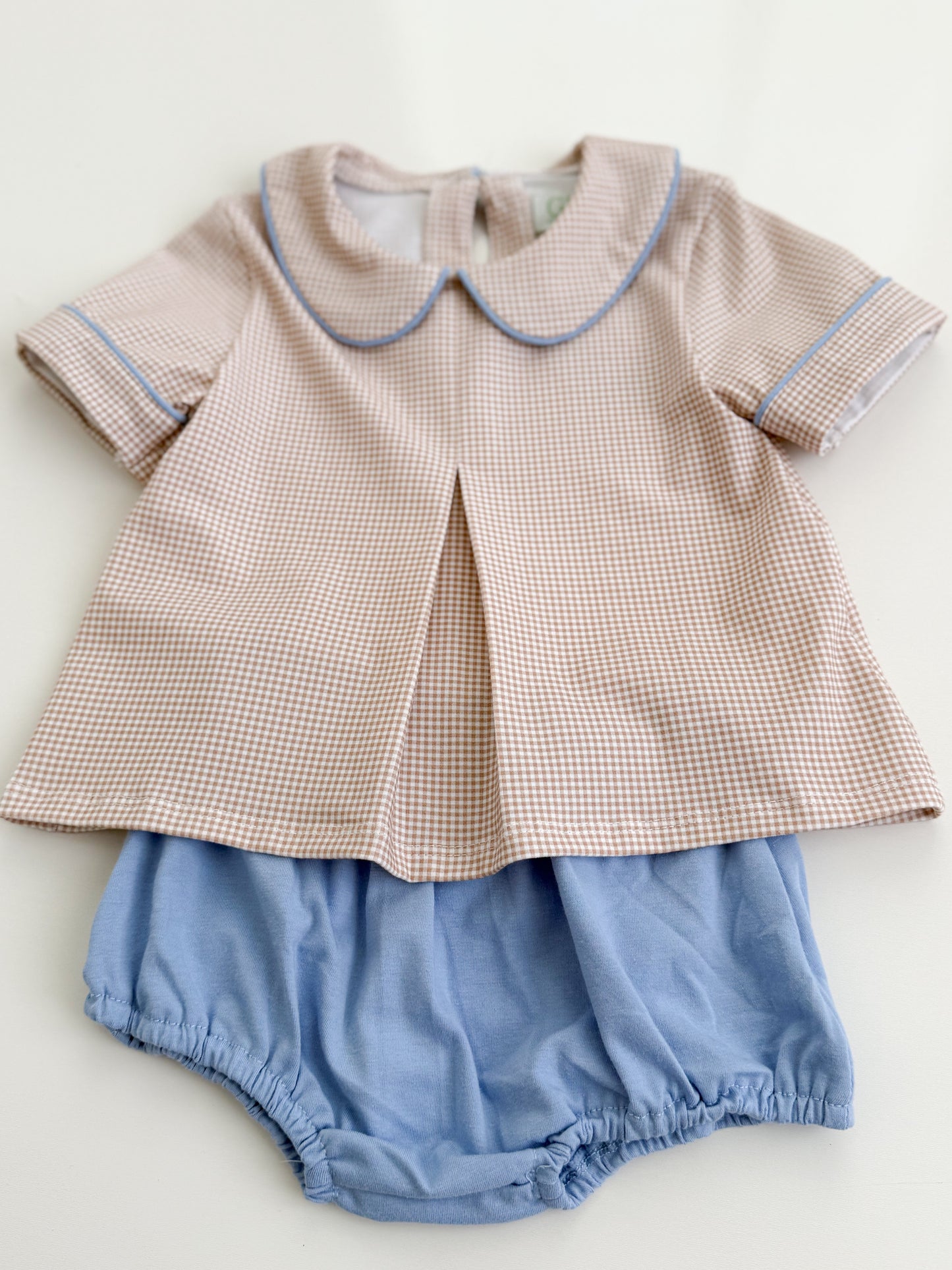 Archer Gingham Bloomer Set