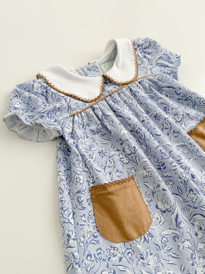 Bleu Floral Dress