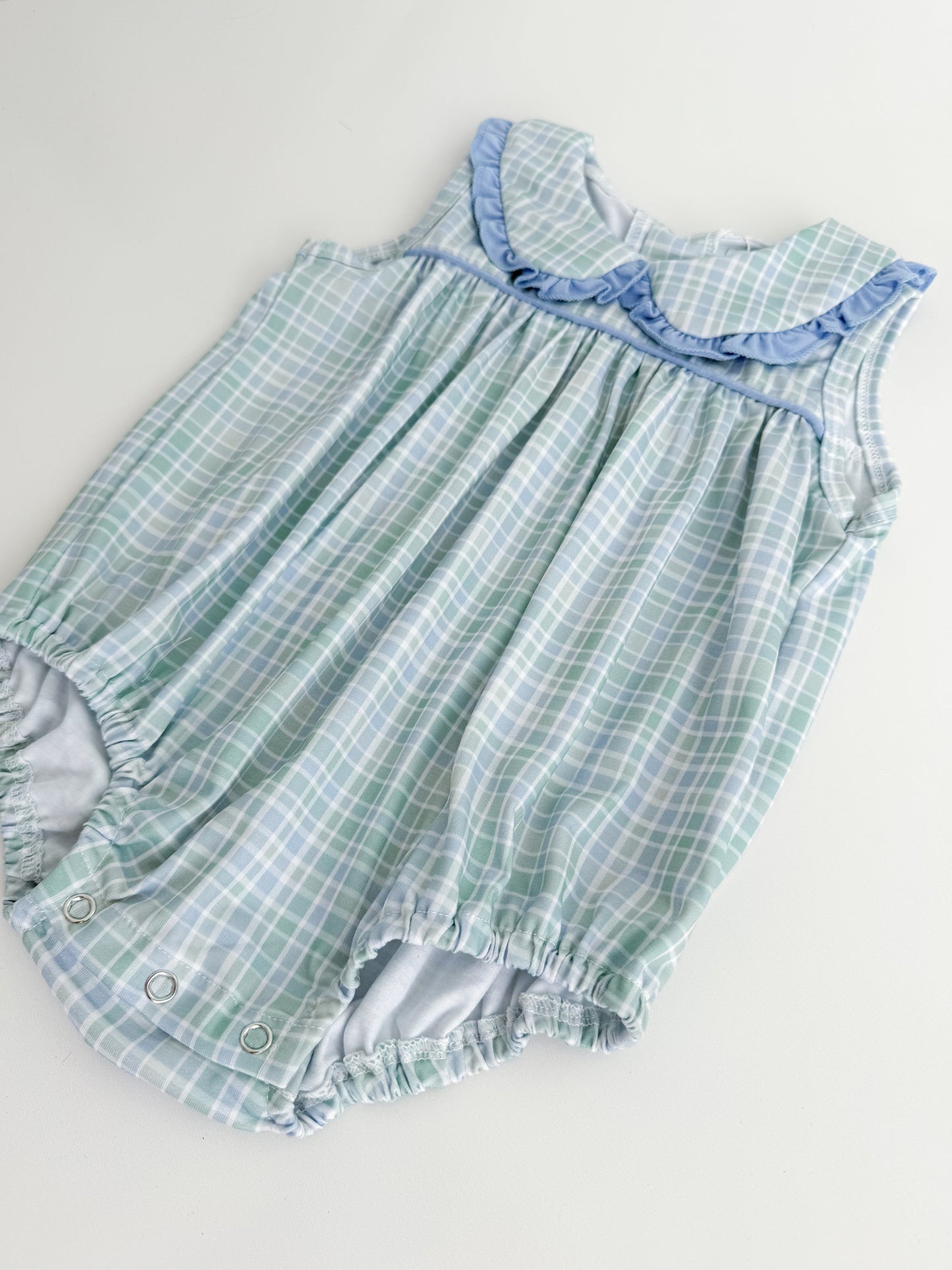 Lincoln Plaid Girls Bubble