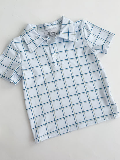 Nicholas Plaid Polo