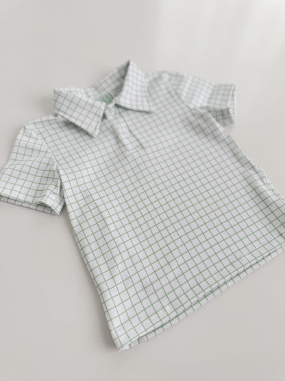 Huck Plaid Polo