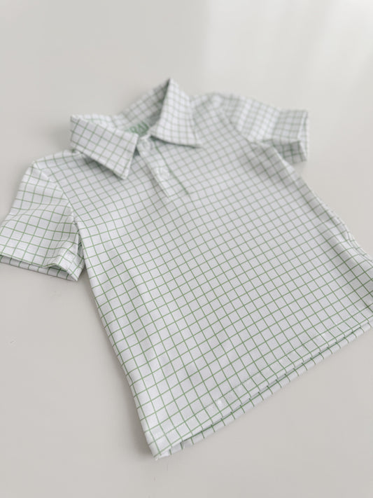 Huck Plaid Polo