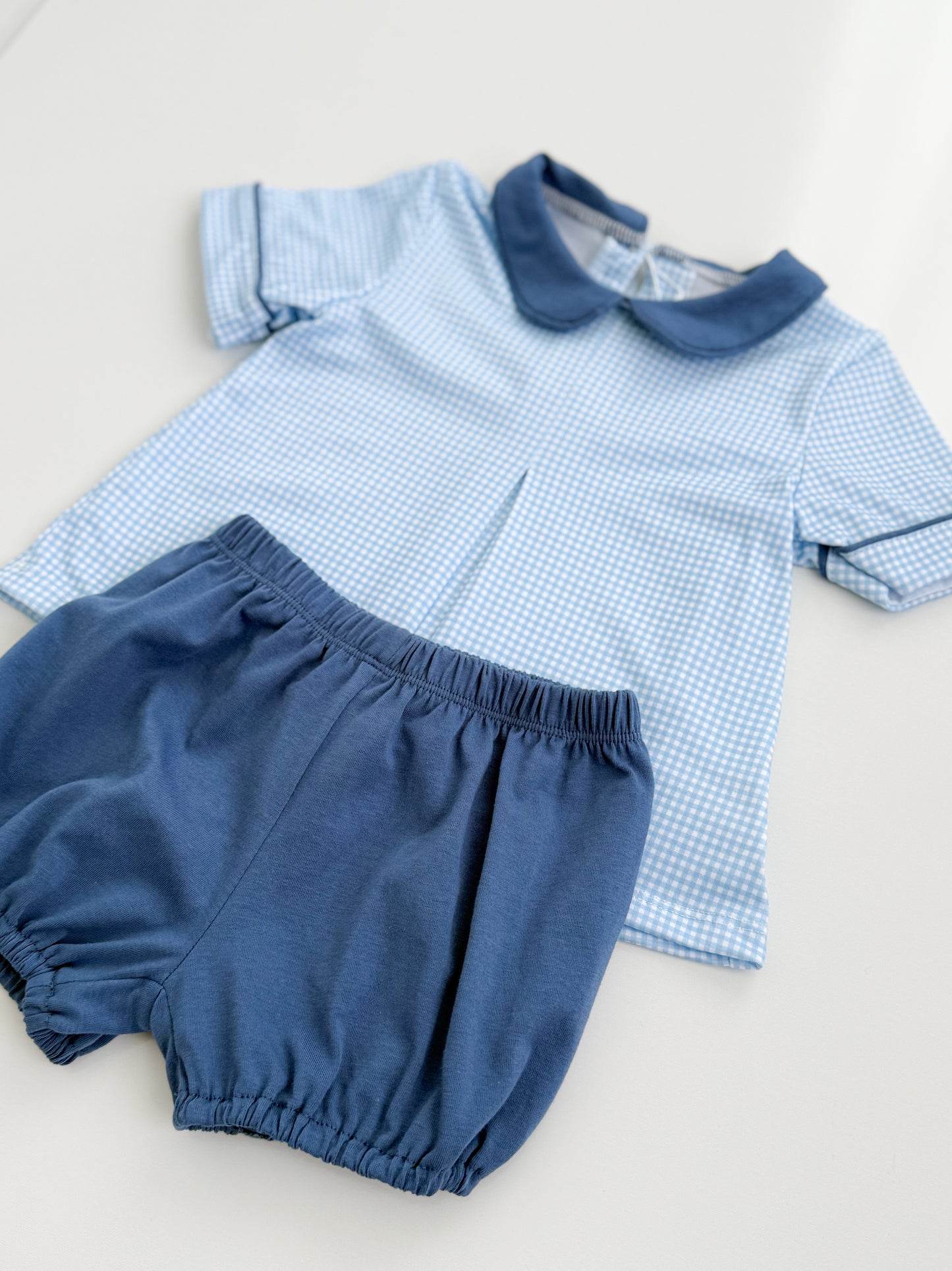 Beckham Gingham Boys Set
