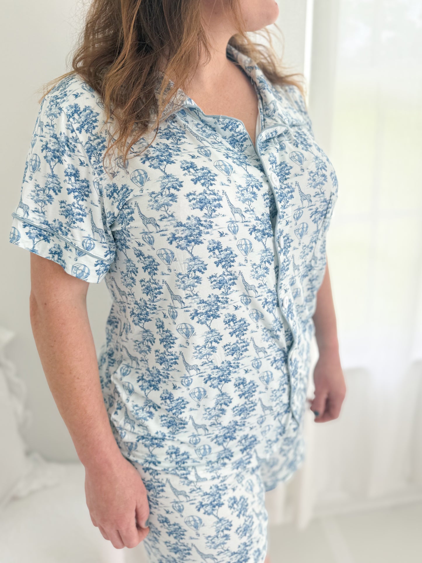 Safari Toile Bamboo Mom Set
