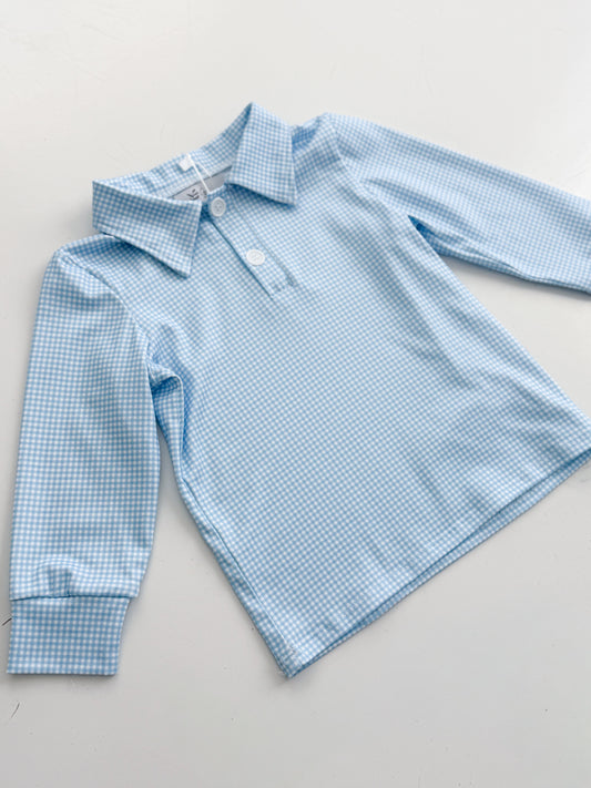 Lane Gingham Polo