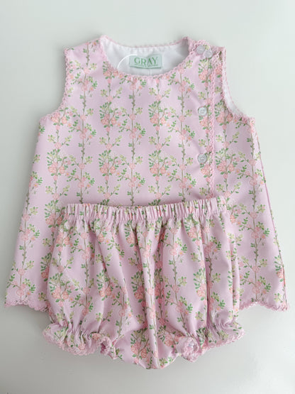 Greer Floral Bloomer Set