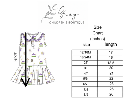 Tiger Gameday Polo Dress