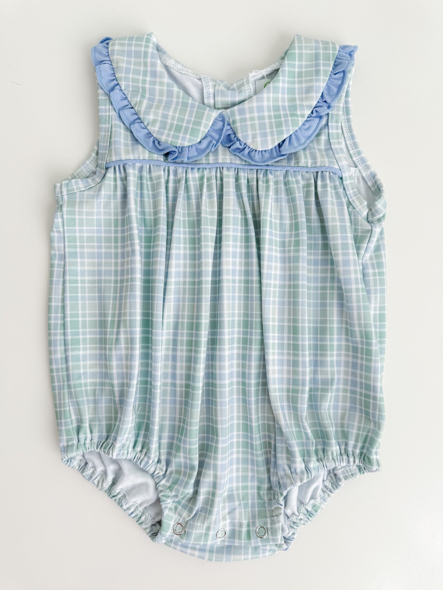 Lincoln Plaid Girls Bubble