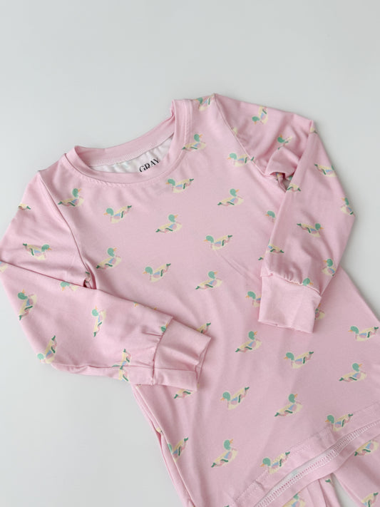 Pink Pond Parade Bamboo Set
