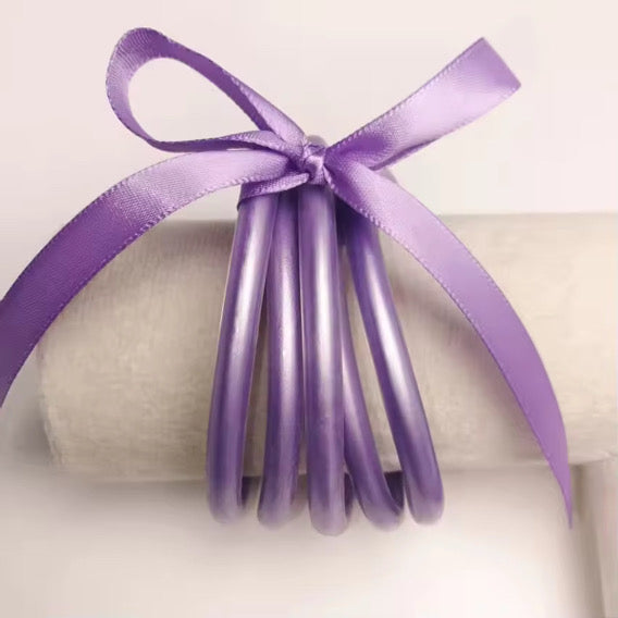 Purple Jelly Bangles