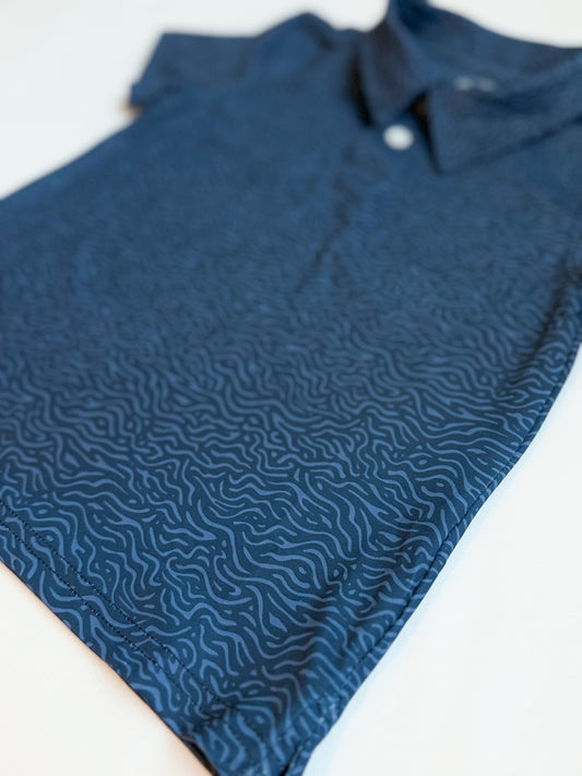 Navy Waves Polo