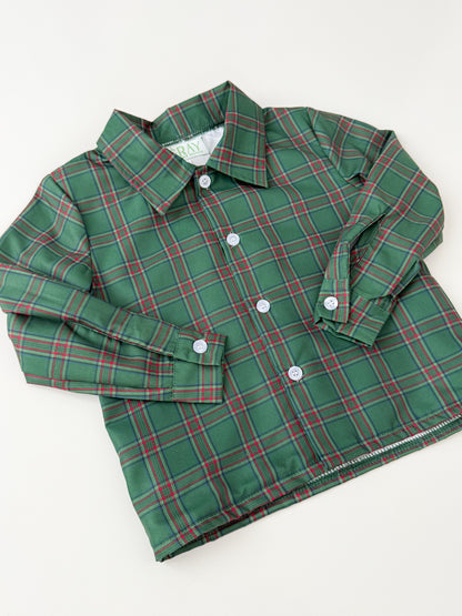 Paxton Christmas Plaid Button Down