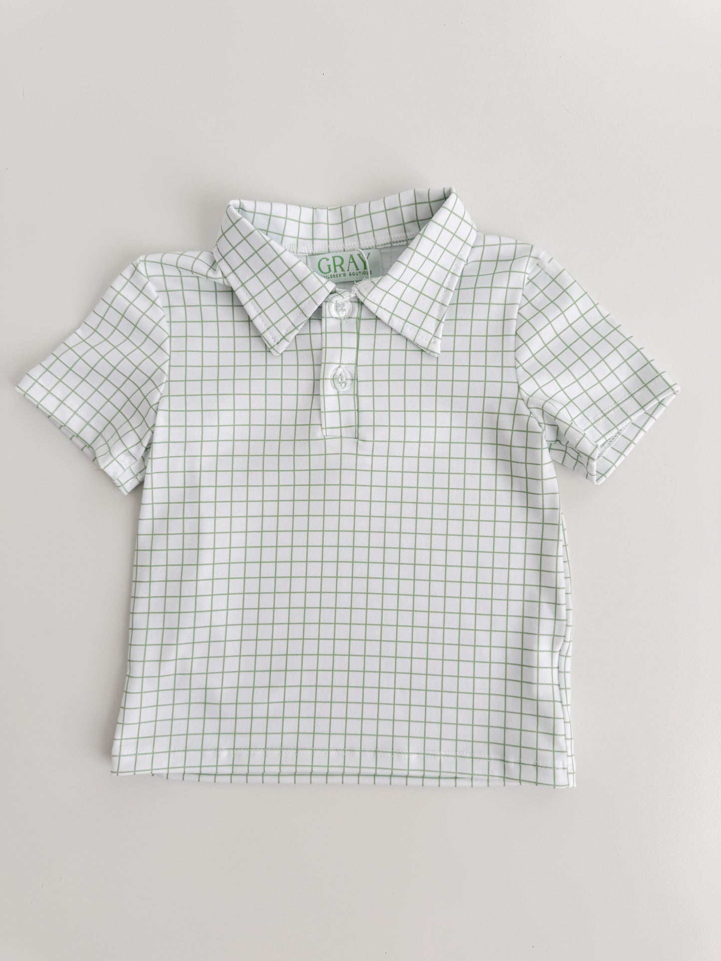 Huck Plaid Polo