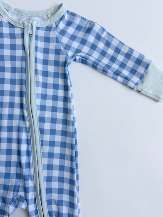Gabriel Gingham Bamboo Romper RESTOCK!