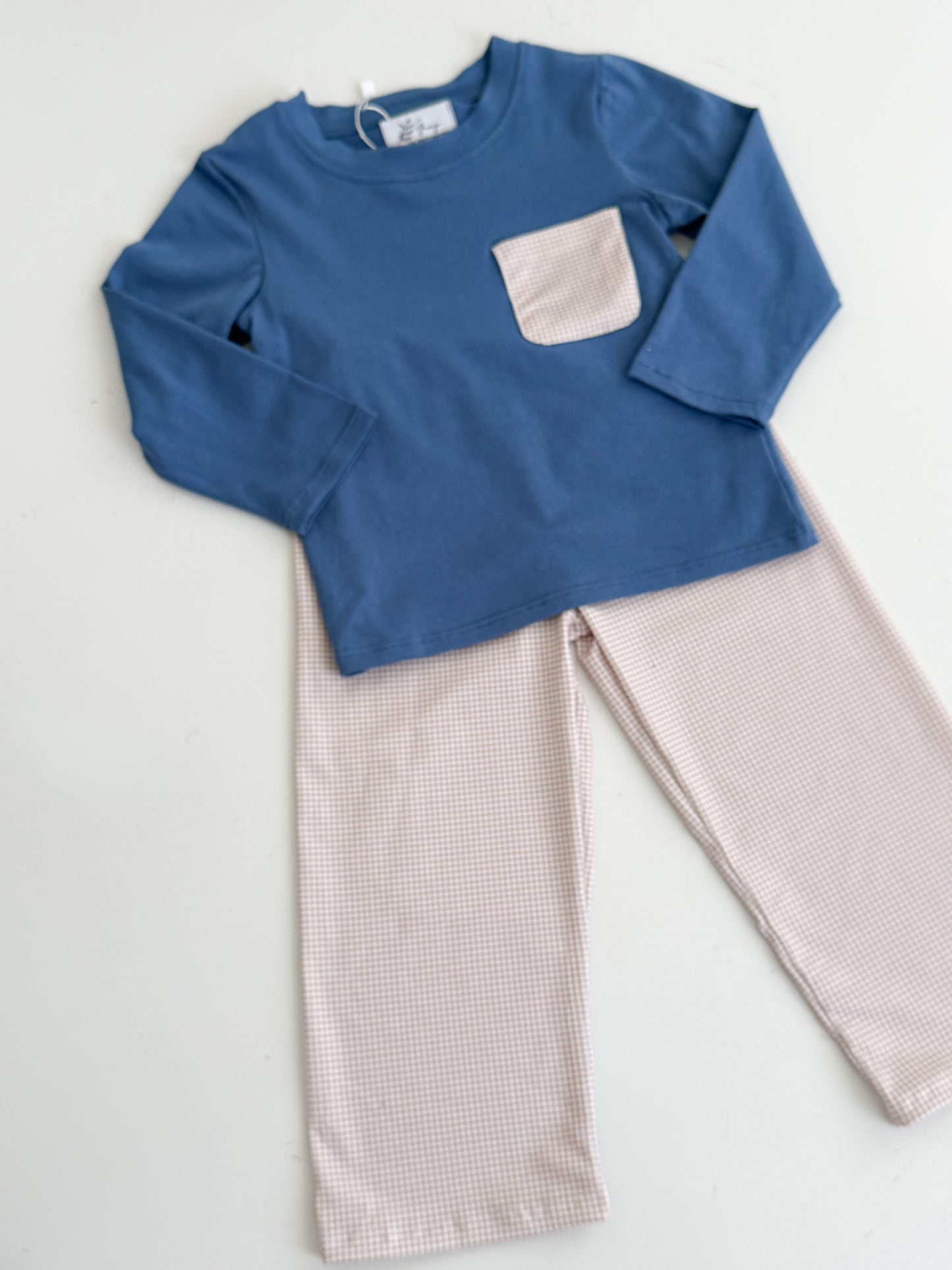 Tommy Gingham Boy Set