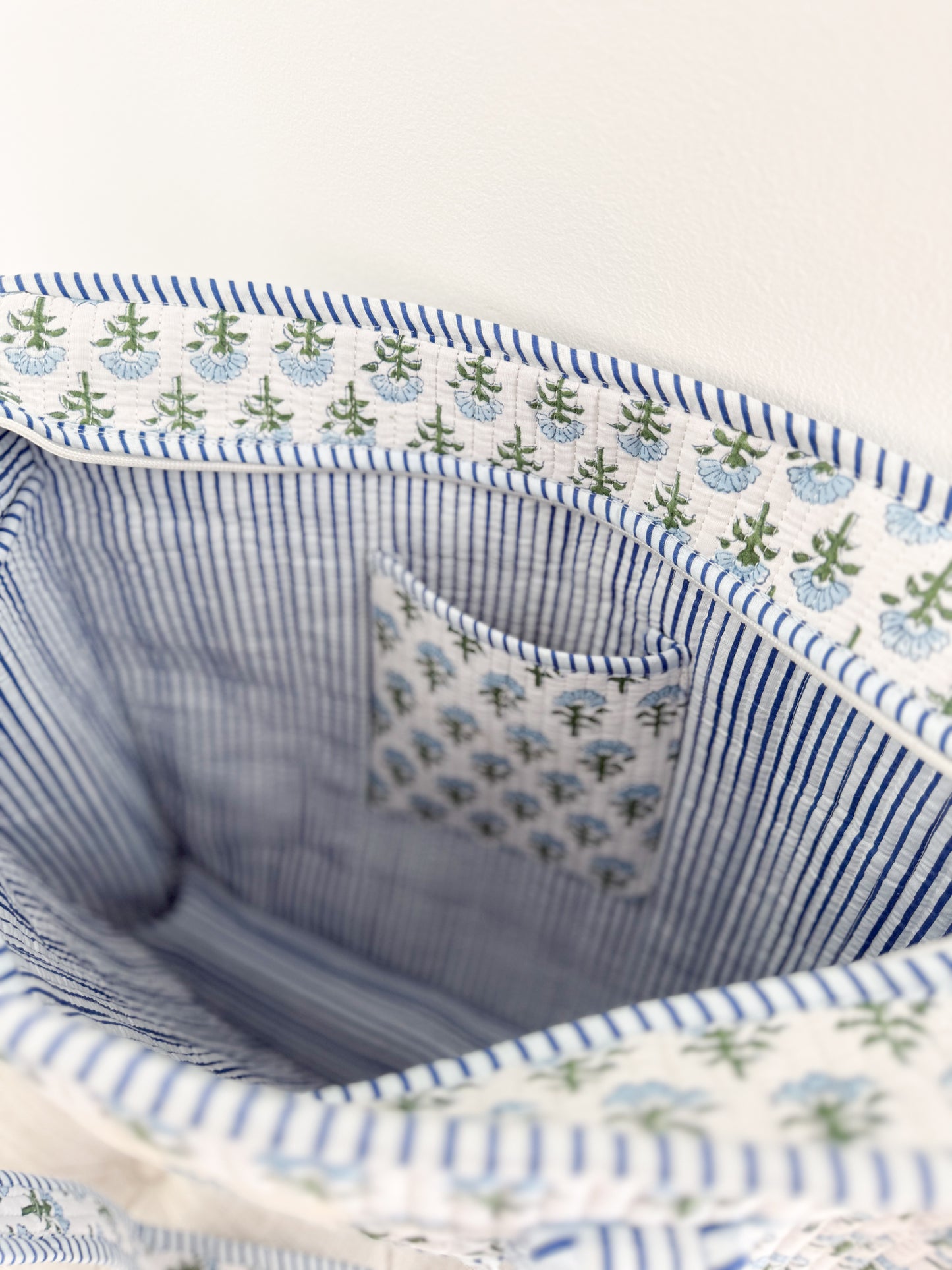 Carolina | Quilted Zipper Tote Bag