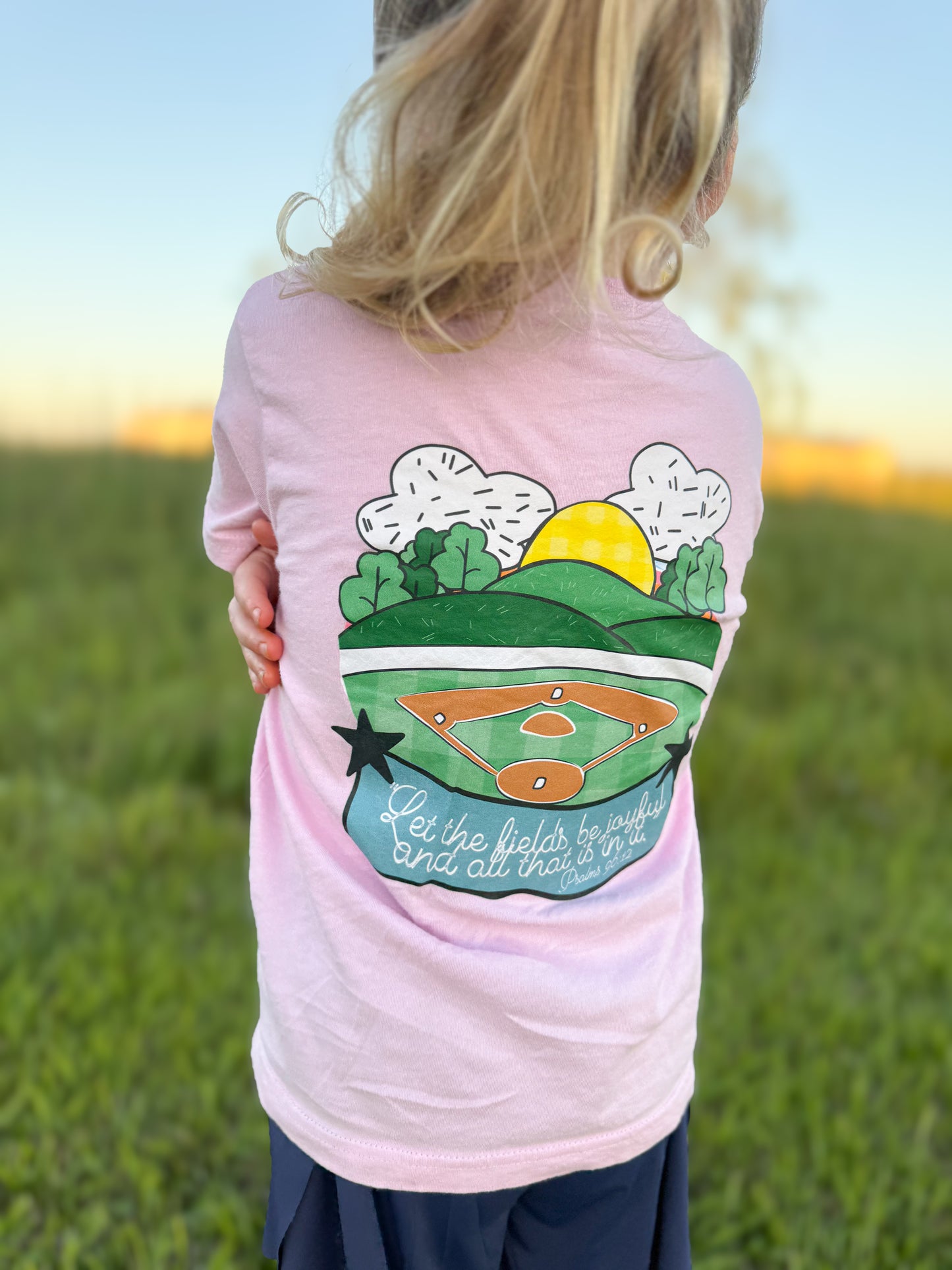 Let The Field Be Joyful - Gray Originals Tee