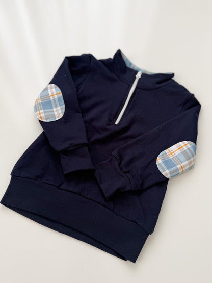 Reese Plaid Quarter Zip