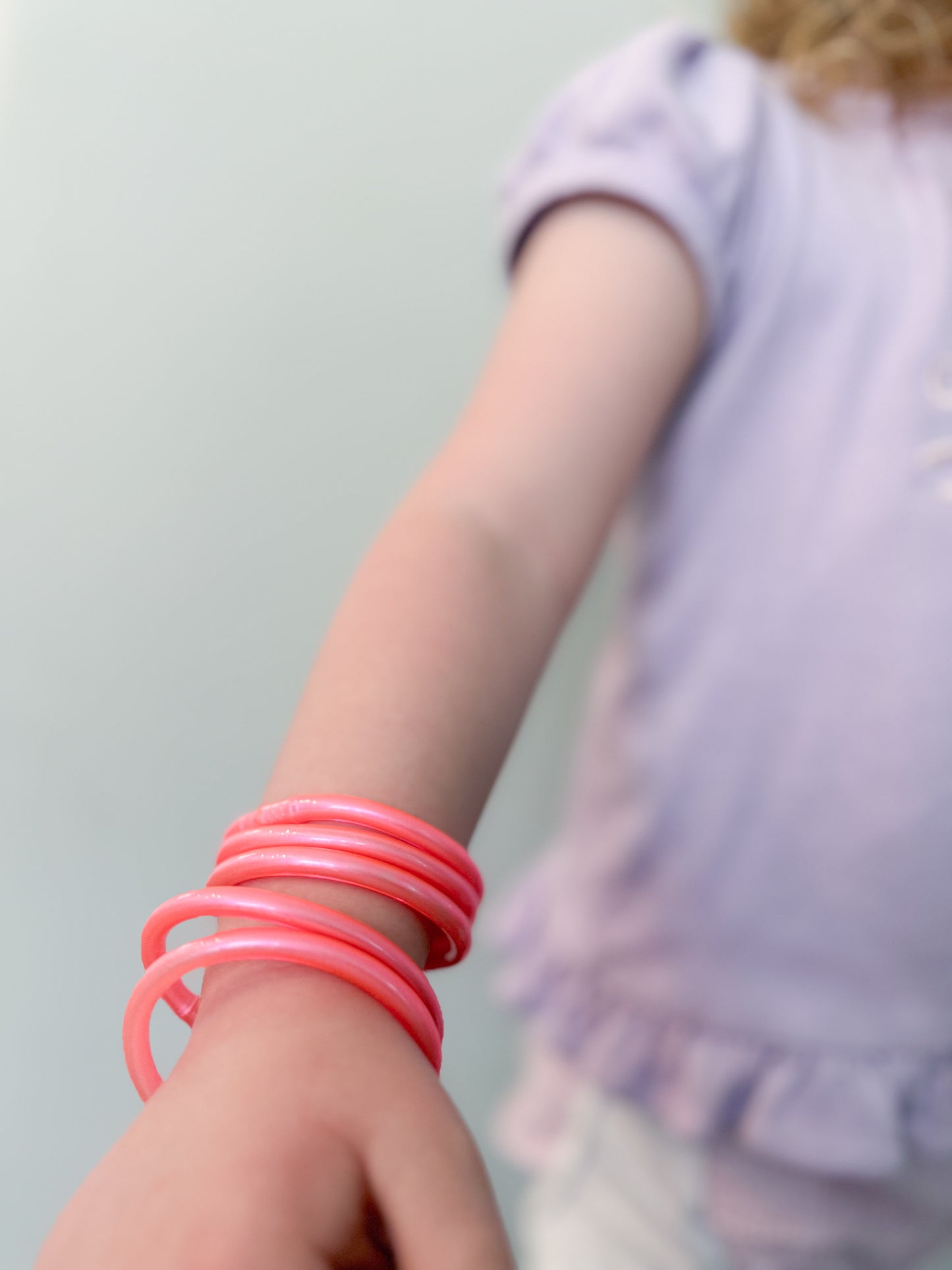 Pink Jelly Bangles