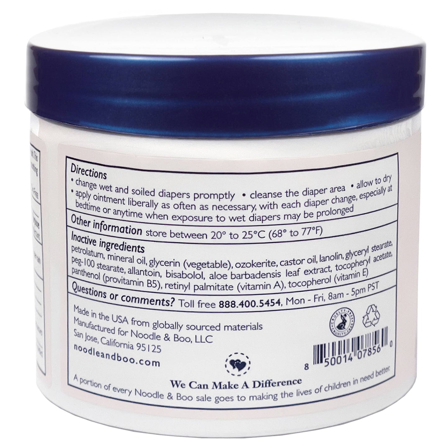 Noodle & Boo - The Best Diaper Rash Ointment, 10 oz