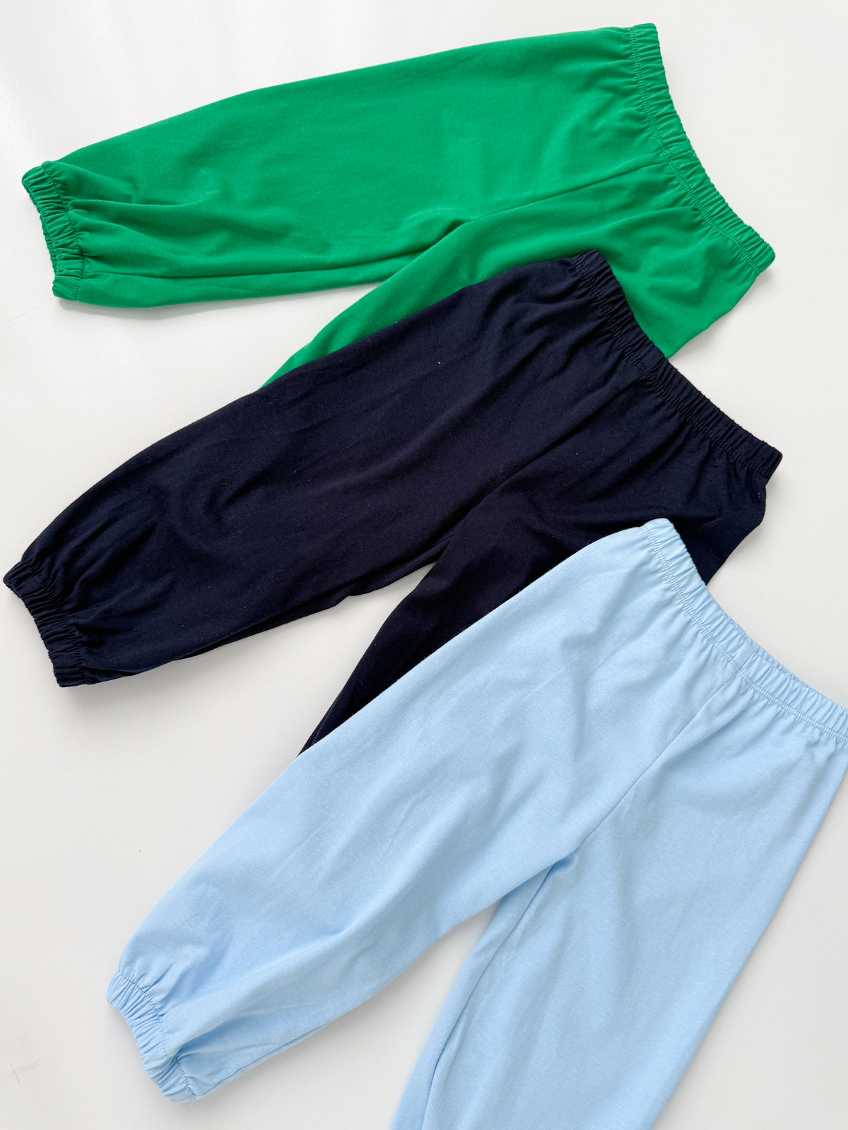 Boys Solid Knit Bubble Pants