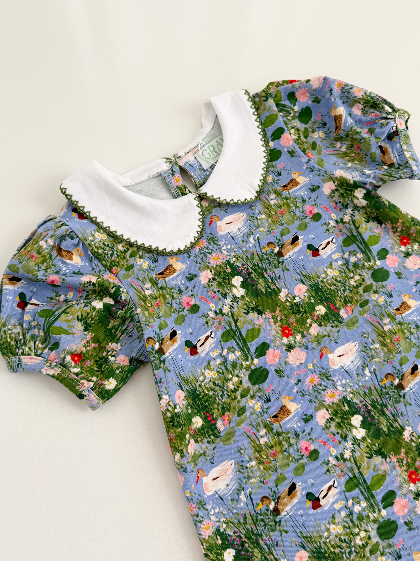 Watercolor Duckling Dress