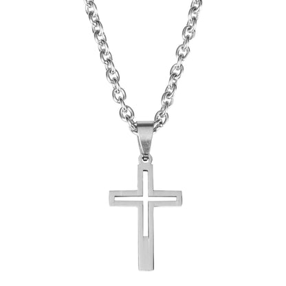 Ryder 18" Cutout Cross Necklace