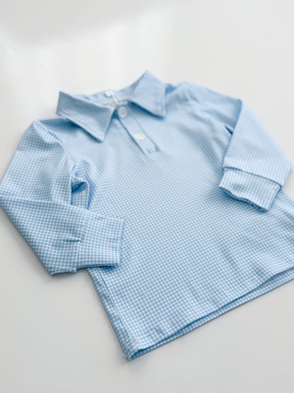 Lane Gingham Polo